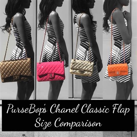 classic chanel flap sizes|Chanel vintage classic flap.